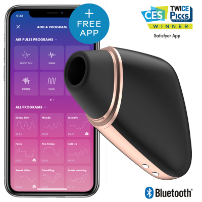 SATISFYER Love Triangle Air Pulse Black
