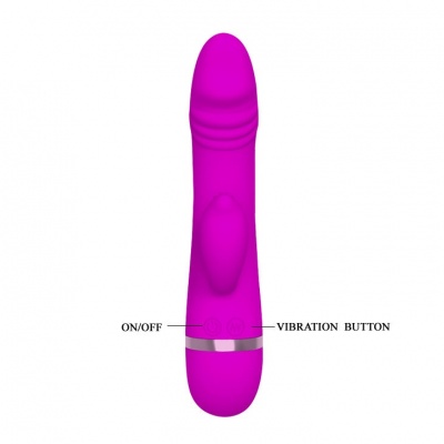 Pretty Love Flirtation David Rabbit Vibrator - image 6