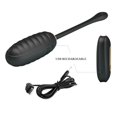 Pretty Love Doreen Black Vibrating Egg Wireless Remote Control - image 9