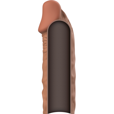 VirilXL Liquid Silicone Penis Extension V5, Brown - image 4