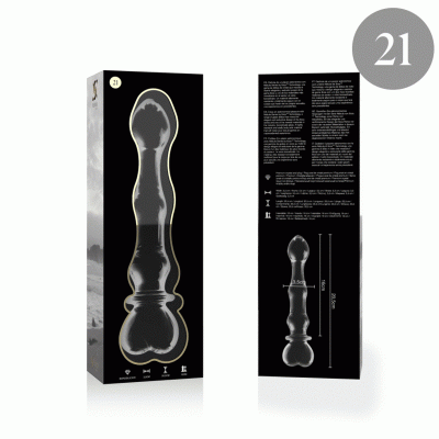 Nebula Series Model 21 Clear Glass Dildo 20.5cm - image 4