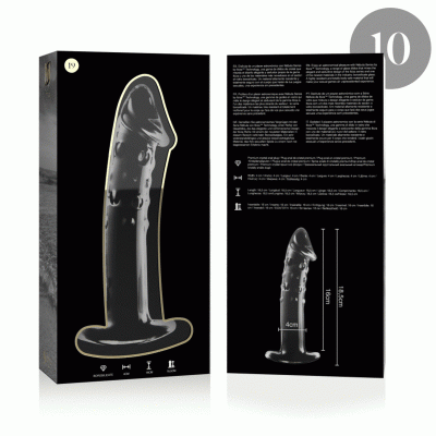 Nebula Series Model 19 Clear Glass Dildo 18.5cm - image 4