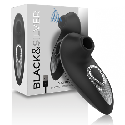 Black&Silver Drake Deluxe Sucking Vibe Black - image 2