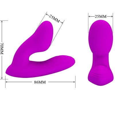 Pretty Love Melvin Clitoris Massager With Remote Control - image 8