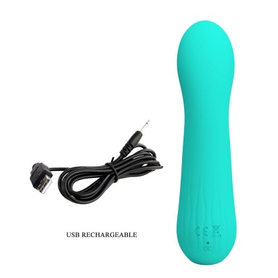 Pretty Love Faun Rechargeable Vibrator Aqua Green - image 8
