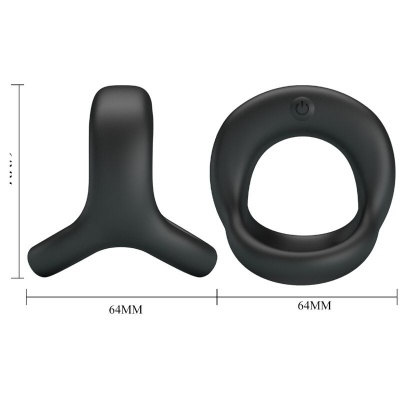 Pretty Love Elliott Black Vibrator Ring - image 7