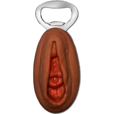 Diverty Sex Vulva Bottle Opener Medium Tone