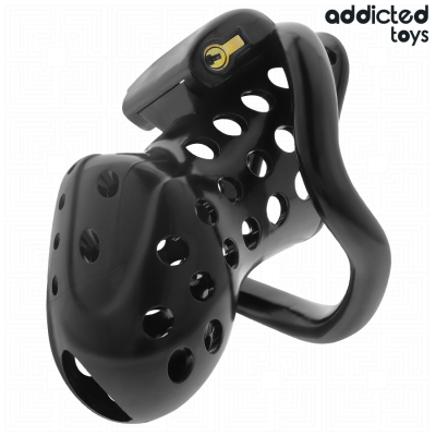 Addicted Toys Locked Chained Hollow Penis Cage 10.5cm - image 2