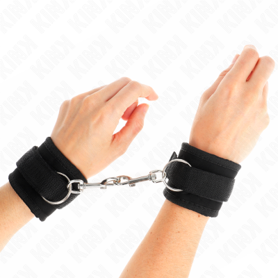Kink Nylon Hook & Loop Restraints Black M2 18-35CM - image 1