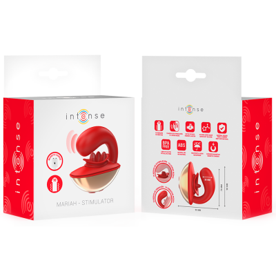 INTENSE Mariah U-Shape Vibrator 10 Modes Red - image 8