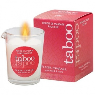 Ruf Taboo Massage Candle Cocoa Flower
