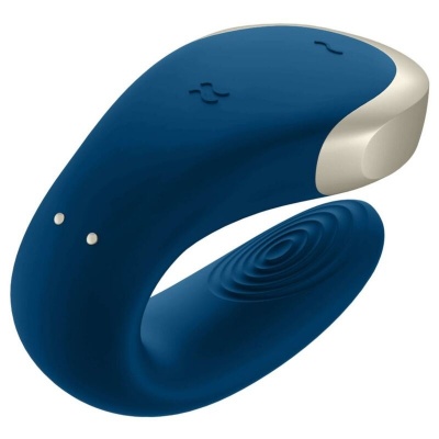 Satisfyer Double Love Luxury Couples Vibrator Blue - image 4