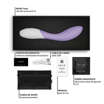 LELO Mona Twist G-Spot Vibrator Lavender - image 6