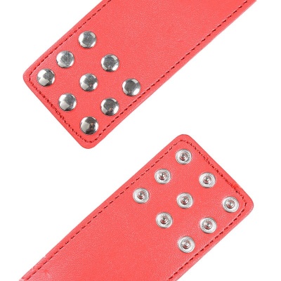 Ohmama Fetish Red Handcuffs Snap Closure - image 5