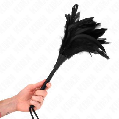 Kink Black Maids Horn Tickle Feathers 36 Cm