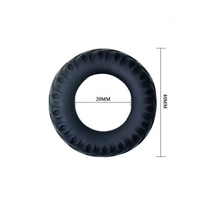 Baile Titan Cockring Black Green 2cm - image 4