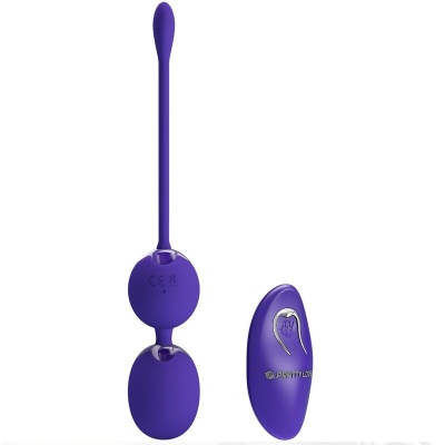 Pretty Love Willie Violet Remote Control Vibrating Balls - image 2