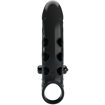 Romance Vibrating Penis Sleeve Black - image 4