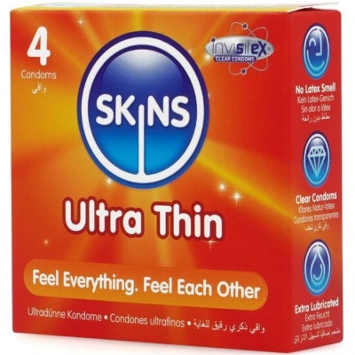 Skins Ultra Thin Premium Condoms Pack 4 - image 2