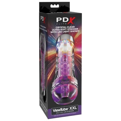 PDX ELITE - Viewtube Xxl Led Transparent Stroker 27.3 Cm - image 5