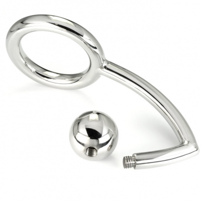 Cock Ring Ring With Anal Intruder Hook 45MM - image 2