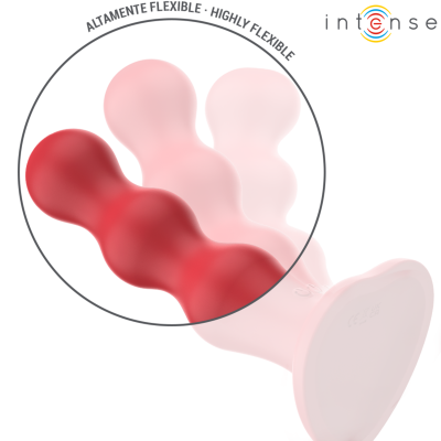 Intense Cody Vibrator Red Suction Cup Remote - image 4