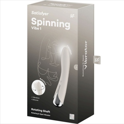 Satisfyer Spinning Vibe 1 G-Spot Beige Rotator Vibrator - image 7