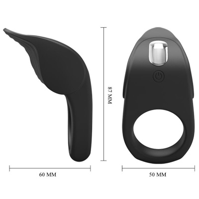 Pretty Love Susanna Black Vibrating Penis Ring - image 5