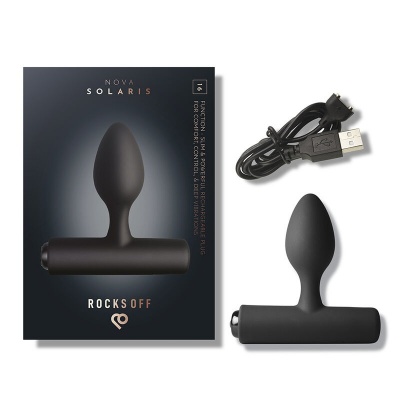Rocks-Off Nova Solaris Anal Plug 16 Function Black - image 8