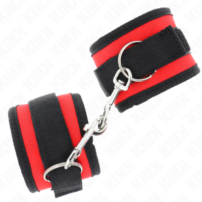Kink Nylon Hook & Loop Restraints Red Black M2 18-35CM - image 3