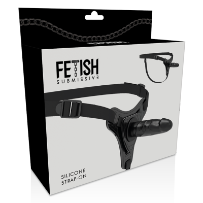 Fetish Submissive Harness Realistic Black 15 CM - image 5