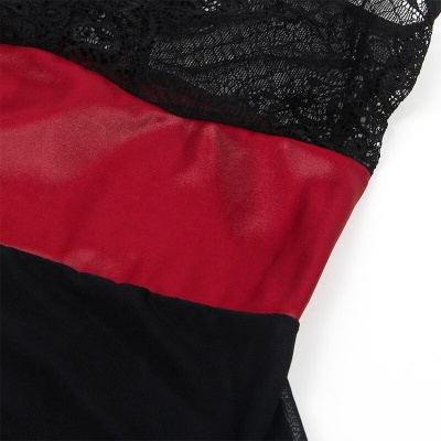 Subblime Lace Bondage Dress Black S/M - image 8