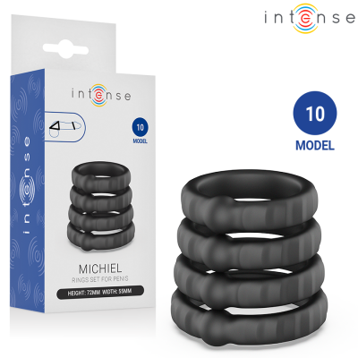 Intense Michiel Set of 4 Penis Rings Model 10
