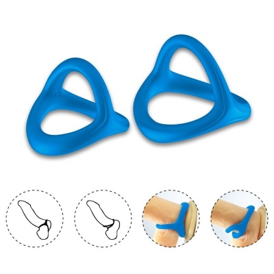 Armony Tresor Double Silicone Ring Blue - image 3
