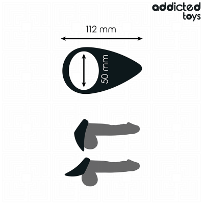 Addicted Toys Tear-Shaped Penis Ring - image 5