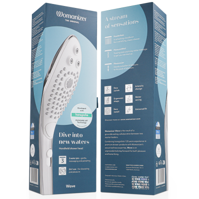 Womanizer - Wave Clitoral Stimulating Shower Head Chrome - image 7
