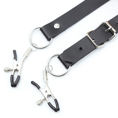 Ohmama Fetish - Clitoris Clamps With Leg Straps - image 5