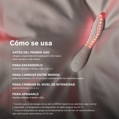 LELO Mona Spectra Red Light Massager - image 5
