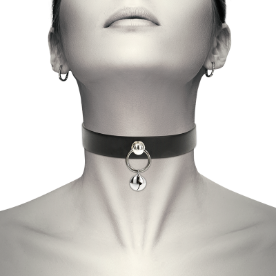 Coquette Chic Desire Vegan Leather Hoop Necklace - image 2