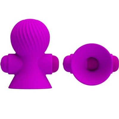 Pretty Love Nipple Stimulators 12M Lilac Vibration - image 2