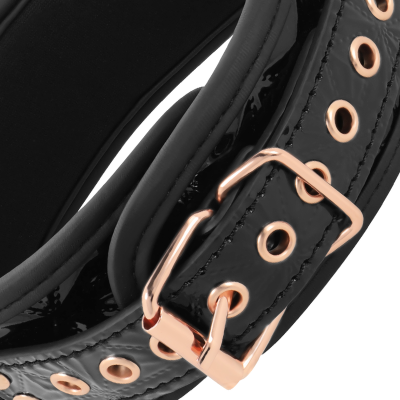 Begme - Black Edition Collar With Nipple Clamps With Neoprene Lining - image 4