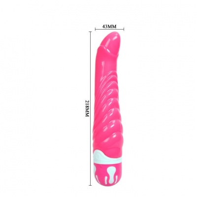 Baile Realistic G-Spot Vibrator Pink 21.8cm - image 5