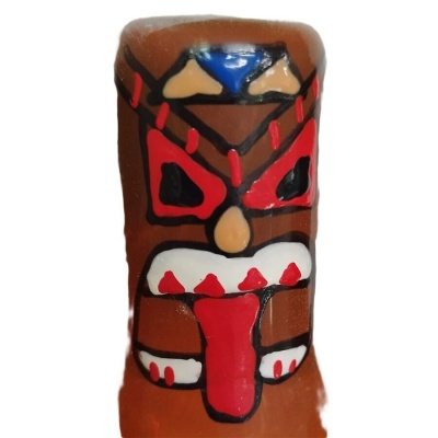 Condomerie Handpainted Tiki Totem-01 Condomerie Handpainted Tiki Totem-01