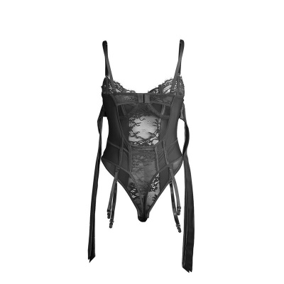 Subblime Lace Bodysuit Bows L/XL - image 5
