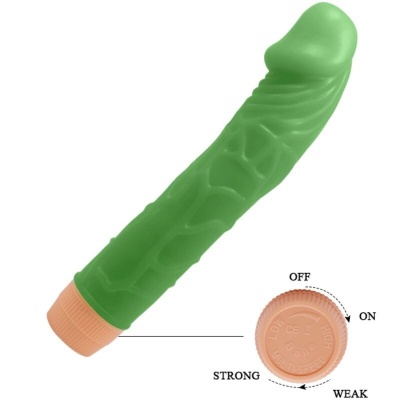 Baile Bill Realistic Vibrator 22.5 CM Green - image 4