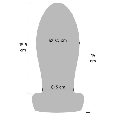 Hidden Desire Extreme Heavy Anal Stretcher Plug Extra Large - image 4