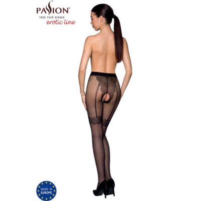 Passion Open Tights 016 Black 1/2 20 DEN - image 2