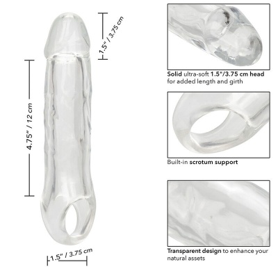 Calexotics Performance Maxx Clear Extension 6.5 Inch - image 8