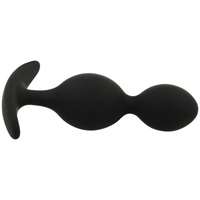 Black&silver - Orson Plug Silicone 2 Anal Waves 9 CM - image 3