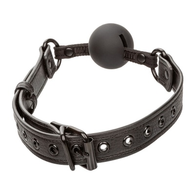 CALEXOTICS Nocturnal Ball Gag Silicone Black - image 3
